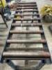 2m Metal Roller Track Feed Table. - 3