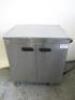 Parry 2 Door 2000w Mobile Hot Cupboard, Model 1888, S/N 170040540. Size H95 x W78 x D62cm.