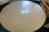 6 x 120cm (4') Diameter Beech Finish Dining Tables - 2