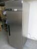 Foster Extra Stainless Steel Single Door Fridge, Model XR600H. Size H198 x W69 X D84cm. - 2