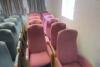 11 x Wood Framed Dusky Pink Day Chairs (As Pictured) - 2