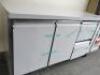 New Polar Stainless Steel 2 Door & 2 Drawer Refrigerated Prep Counter, Model GD874, S/N 21237752, Size H85 x W180 x D70cm. - 4