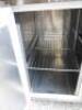 Gram Stainless Steel Gastro 2 Door Refrigerated Counter On Castors, Model K1407 CSG A DL/DR C, S/N 10213184. Size H85 x W129 x D70cm. - 4