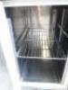 Gram Stainless Steel Gastro 2 Door Refrigerated Counter On Castors, Model K1407 CSG A DL/DR C, S/N 10211460. Size H85 x W129 x D70cm. - 4