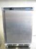 Polar Stainless Steel Under Counter Freezer, Model CD081, S/N 21236738. Size H85 x W60 x D60cm.