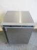 Polar Stainless Steel Under Counter Refrigerator, Model CD080, S/N 5113353. Size H85 x W60 x D60cm. - 2