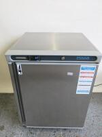 Polar Stainless Steel Under Counter Refrigerator, Model CD080, S/N 5103349. Size H85 x W60 x D60cm.