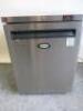 Foster Stainless Steel Under Counter Refrigerator, Model HR150-A, S/N E5549104. Size H83 x W60 x D65cm.