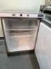 Polar Stainless Steel Under Counter Refrigerator, Model CD080, S/N 454036. Size H85 x W60 x D60cm. - 2