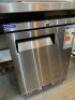 Gardiff Stainlesss Steel Under Counter Back Bar Chiller, Model MBC24R.