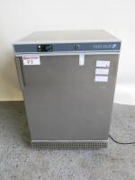 Tefcold Single Door Undercounter Refrigerator, Model UR200SB, S/N 0213. Size H85 x W60 x D60cm.