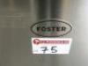 Foster Single Door Undercounter Refrigerator, Model HR150-A, S/N E5589831. Size H x W x D. - 2