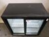 Husky Double Sliding Door Back Bar Cooler, Model C2S-865. Size H86 x W86 x D52cm. - 5