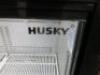 Husky Double Sliding Door Back Bar Cooler, Model C2S-865. Size H86 x W86 x D52cm. - 2