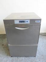 Classeq Commercial Undercounter Dishwasher, Model D500,S/N 40057975. Size H83 x W55 x D60. Comes With 2 Trays.