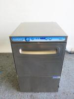 Hoonved Gardiff C43E Glasswasher, Model 56011, S/N BA1533840217. Size H68 x W43 x D52cm . Comes with Tray.