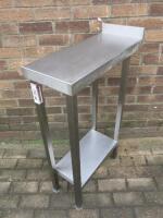 Stainless Steel Prep Table, Size H90 x W25 x D60cm.