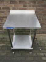 Stainless Steel Prep Table with Shelf Under, Size H90 x W60 x D60cm.