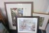 10 x Framed & Glazed Prints of Various Scenes and Set of 3 Canvas Pictures of Flowers (As Viewed) - 3