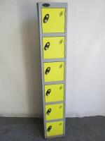 Probe 6 Door Employee Locker, Size H178 x W30 x D30cm