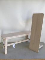 2 x Ikea Norraker Birch Benches, Size H45 x W103 x D30cm.