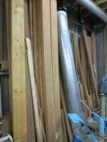 Stock of Assorted Panel & Timber Length Wood Throughout Workshop (As Pictured/Viewed).