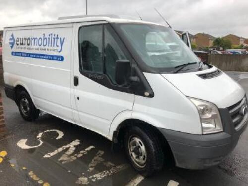 BG10 RVN: Ford Transit 280 TDCi Panel Van in White