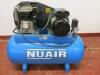 NUAIR 100 Litre HP3 Compressor, Model B2800B/100 FM3, S/N 28FN504FPS5040. LOCATION: 128a Station Road, Sidcup, Kent, DA15 7AB.