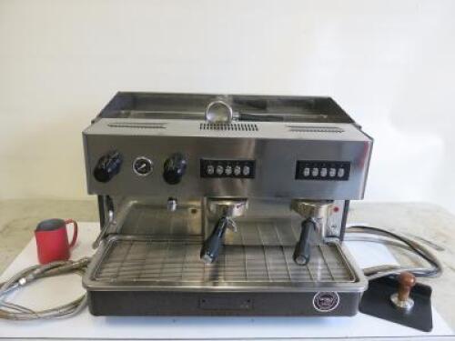 Stafco 2 Group Espresso Coffee Machine. Comes with Accessories (As Viewed/Pictured).