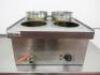 Infernus Electric Bain Marie, Model WBS-520, DOM 03/02. Size H350 x W520 x D600cm.