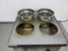 Infernus Electric Bain Marie, Model WBS-520, DOM 03/02. Size H350 x W520 x D600cm. - 3