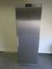 Adexa Stainless Steel Single Door Commercial Upright Fridge, Model SR400. Size H185 x W60 x D60cm.