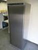 Polar Stainless Steel Single Door Commercial Upright Freezer, Model CD083, S/N 21066968. Size H185 x W60 x D60cm. - 2