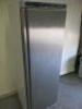 Polar Stainless Steel Single Door Commercial Upright Freezer, Model CD083, S/N 21066968. Size H185 x W60 x D60cm. - 3