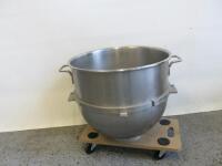 Hobart VML 80 Commercial Stainless Steel 80 Quart Mixing Bowl.