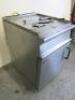 Parry Gas Twin Basket Deep Fat Fryer, Model GDF, Size H93 x W60 x D73cm. Comes with 2 Baskets. - 2