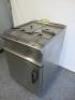 Parry Gas Twin Basket Deep Fat Fryer, Model GDF, Size H93 x W60 x D73cm. Comes with 2 Baskets. - 3