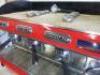 San Remo 3 Grp Espresso Coffee Machine In Red, Model Verona, IVM310113806, S/N M61391. - 11