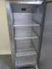 Polar Stainless Steel Single Door Commercial Upright Freezer, Model G593, S/N 6027991. Size H200 x W68 x D82cm. - 3