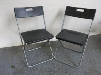 2 x Ikea Gunde Folding Chairs.