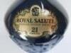 Royal Salute The Sapphire Flagon Blended Scotch Whisky, 21 Years Old, 70cl. Comes in Gift Box. - 4