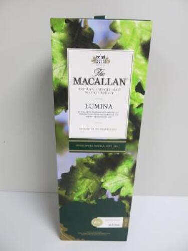 The Macallan Lumina Single Malt Scotch Whisky, 70cl. Comes in Gift Box.