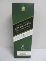 Johnnie Walker Green Label Blended Scotch Whisky, 70cl. Comes in Gift Box.