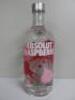 Absolut Raspberry Flavoured Vodka, 70cl.