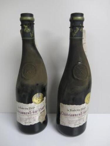 2 x Bottles of Chateau neuf Du Pape La Fiole Du Pape, 75cl.