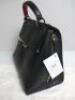 Salvatore Ferragamo Black Leather Tote Hand Bag, Appears New/Unused. Comes with Dust Bag - 3