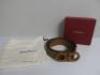 Salvatore Ferragamo Brown Leather Belt. Comes in Box with Dust Cover. Total Length of Belt 122cm.