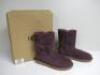 Pair of UGG Boots in Mauve, Size UK5. Comes with Original Box.