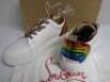 Pair of Christian Louboutin Arkenspeed Rainbow Trainers, Size 3.5. Comes with Original Box & Dust Cover. - 3