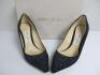 Pair of Jimmy Choo Romy 85 Shoes in Black/Anthracite, Size 38.5. Comes with Original Box. - 2